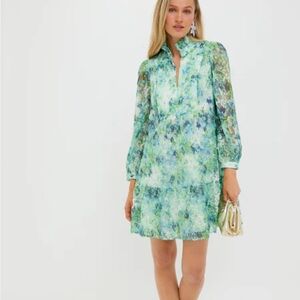 TUCKERNUCK Water Lilies Organza Palmerston Dress - M (new with tag)